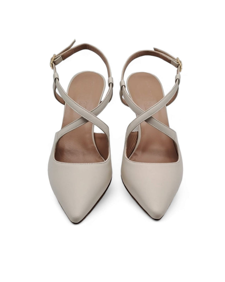 Slingback Claudia Nappa Milk