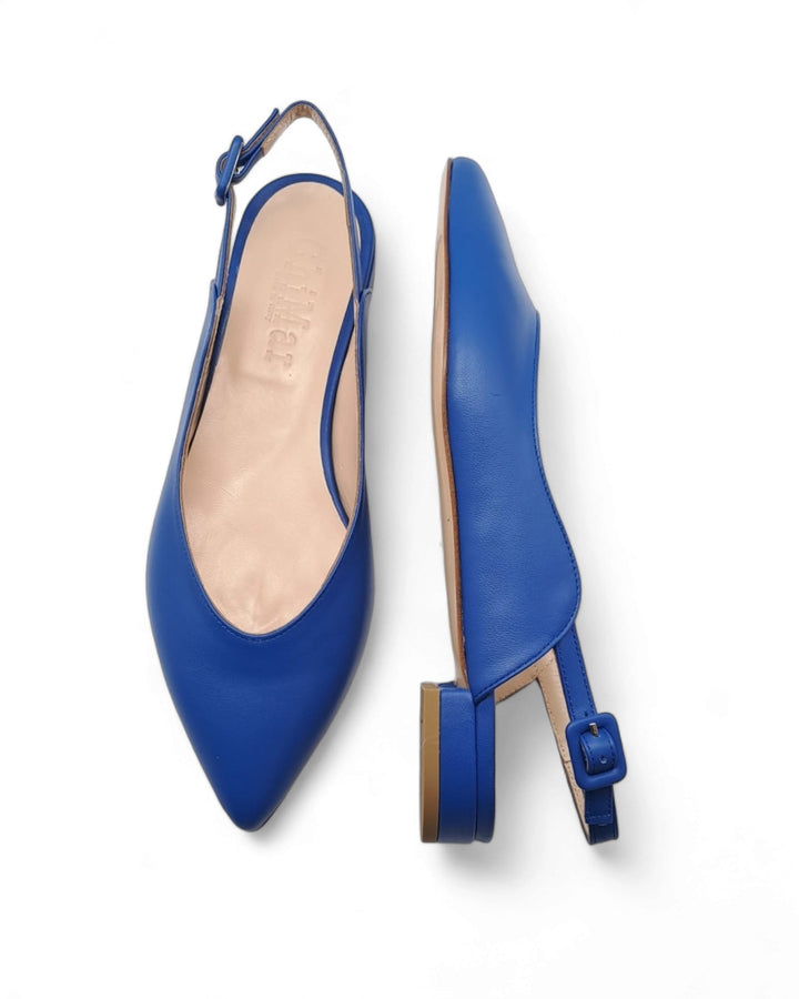 Eris Nappa Royal Blue Slingback