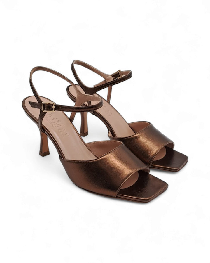 Cloe Sandal T. 7.5 Bronze Laminate