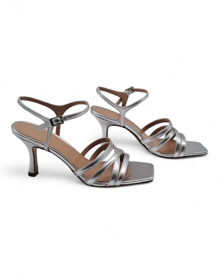 Darling Sandal T. 7.5 Silver Laminate