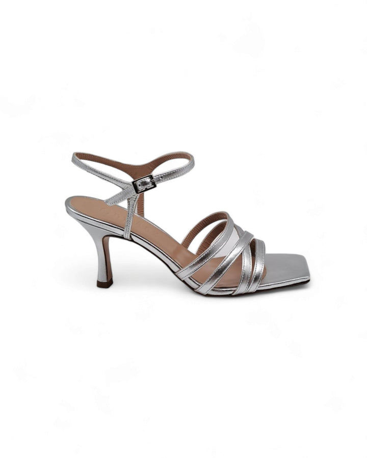 Darling Sandal T. 7.5 Silver Laminate