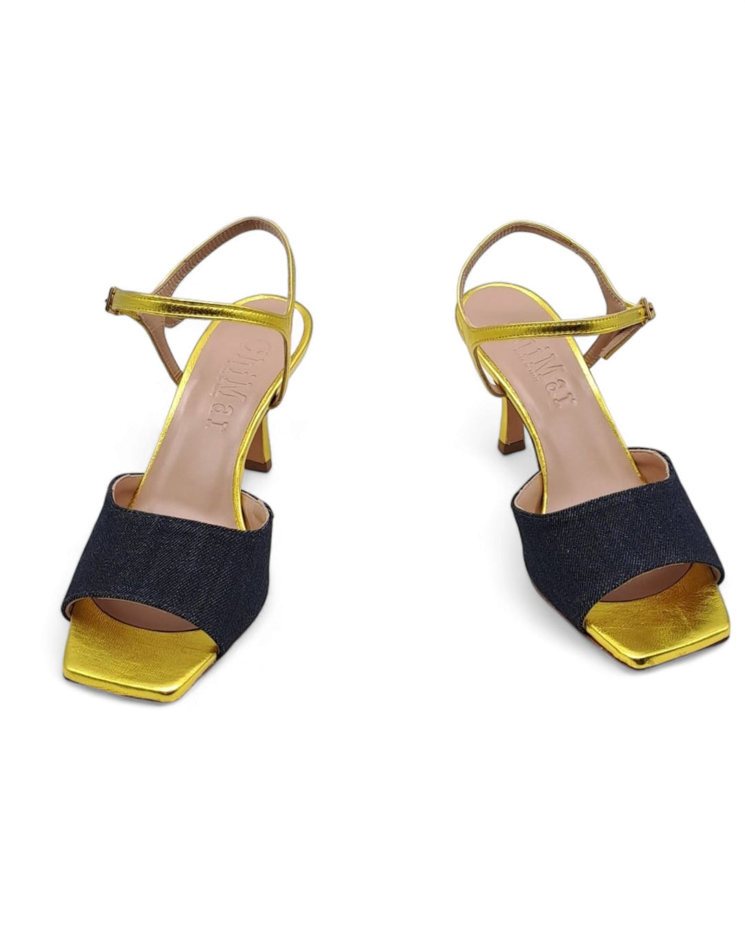 Cloe T. 7.5 Jeans Sandal Blue/Yellow