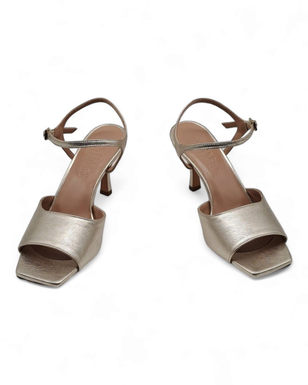 Cloe Sandal T. 7.5 Platinum Laminate