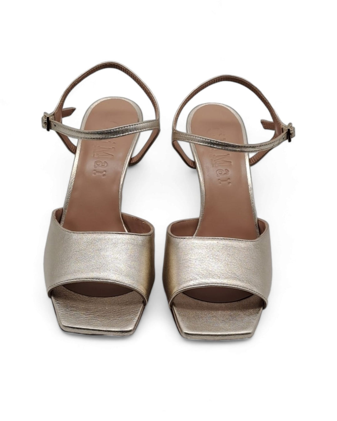 Cloe Sandal T. 7.5 Platinum Laminate