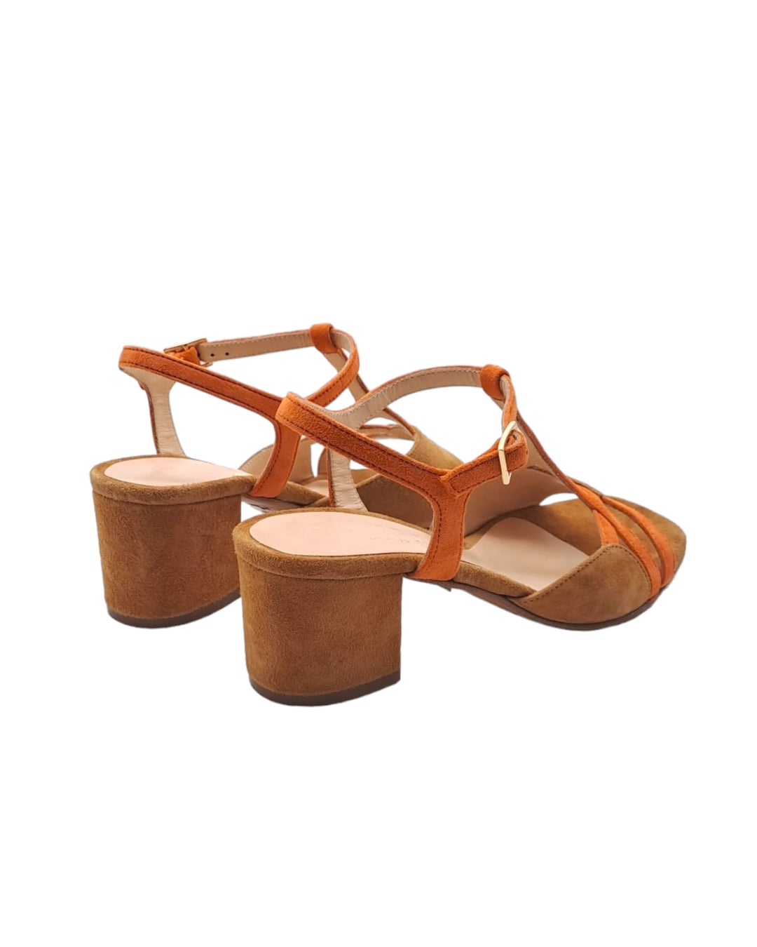 Dolores Turmeric/Pumpkin Suede Sandal