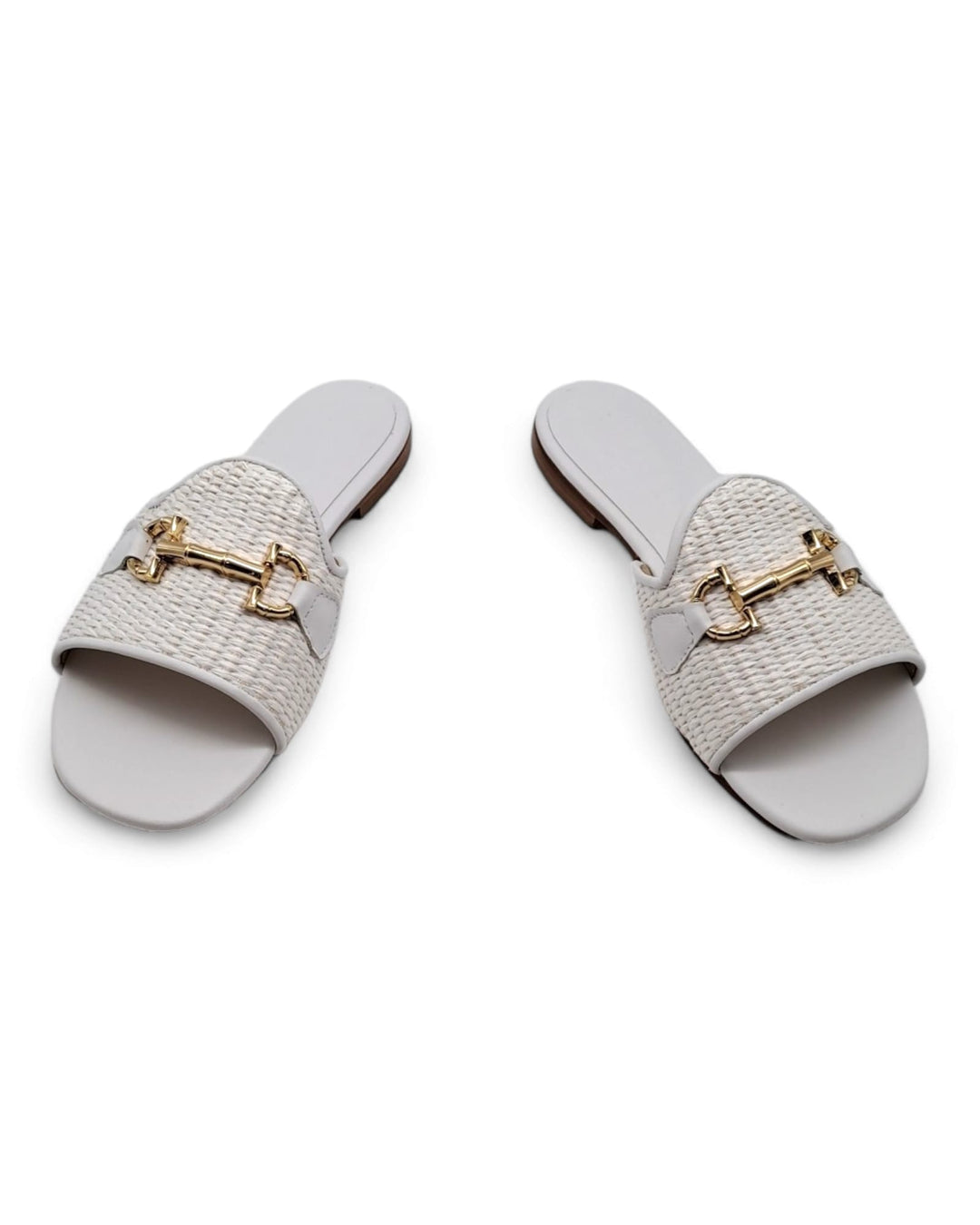 Marvella White Slipper