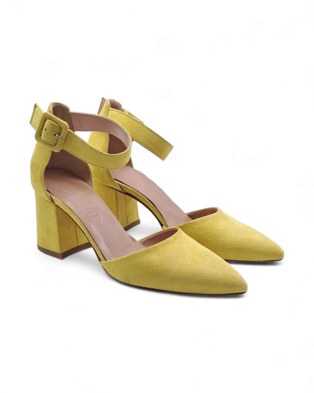 Slingback Camoscio Giallo