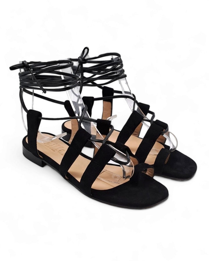 Lace-Up PQ  Camoscio Nero