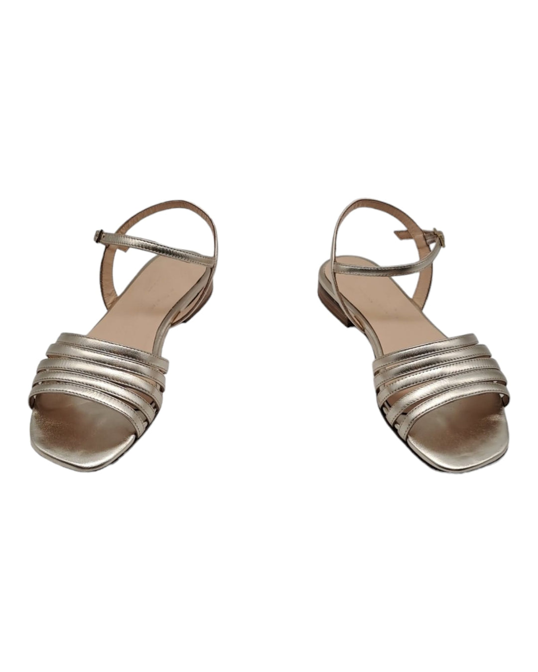 Sandy Sandal in Platinum Laminate