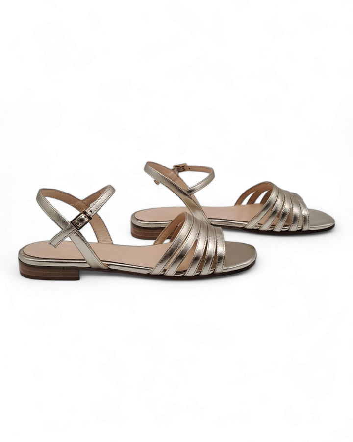 Sandy Sandal in Platinum Laminate