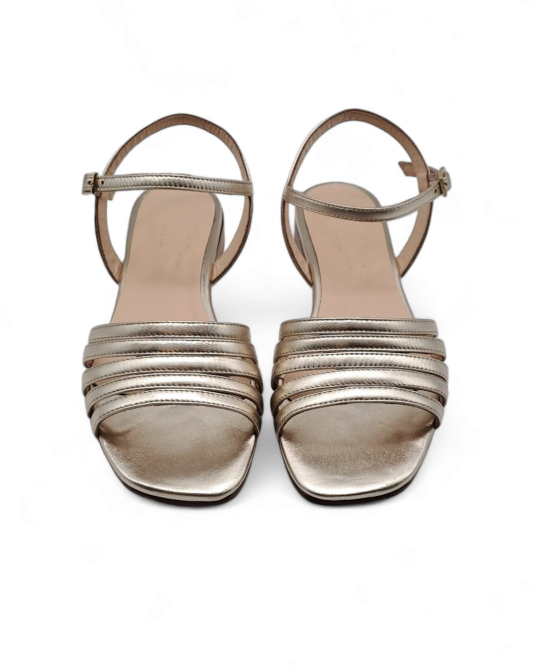 Sandy Sandal in Platinum Laminate