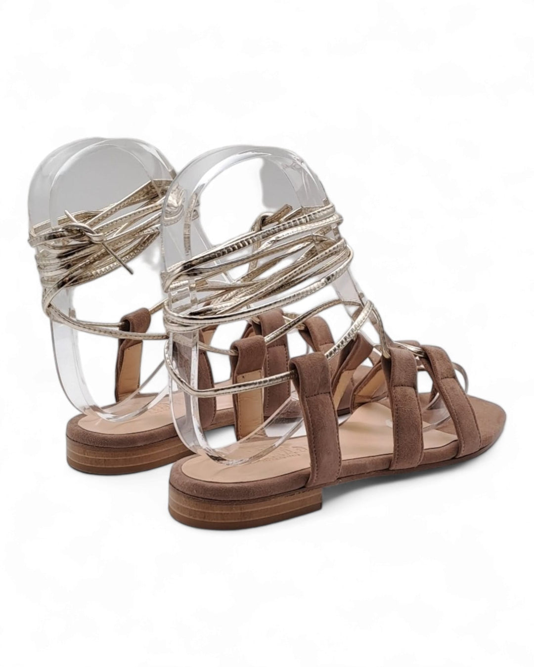 Lace-Up PQ  Camoscio Nude