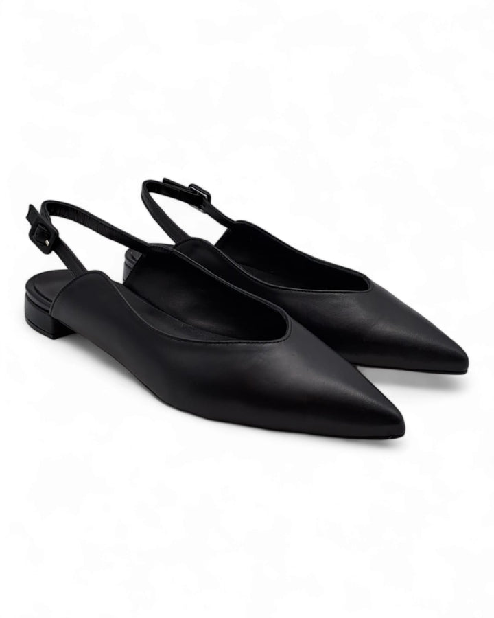 Slingback  Eris Nappa Nero