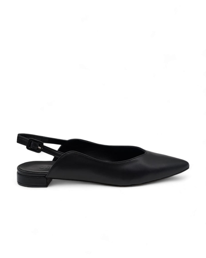 Slingback  Eris Nappa Nero