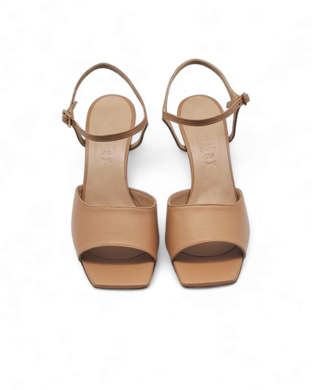 Cloe T. 7.5 Nappa Milk sandal