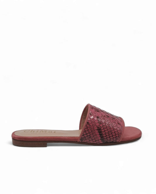 Pink/Red Tassel Slipper