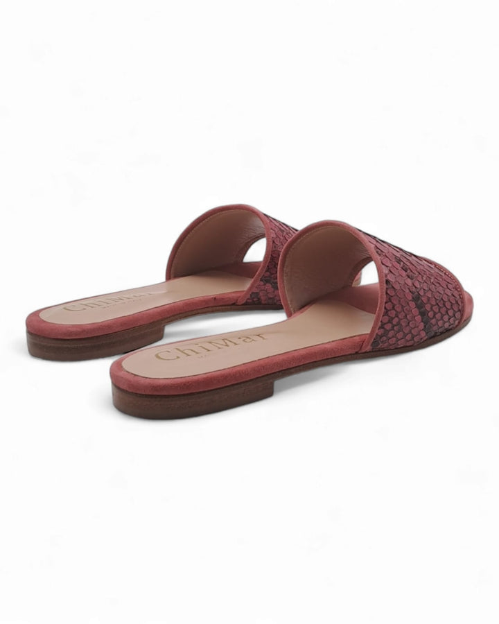 Pink/Red Tassel Slipper