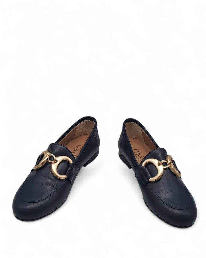 Mocassino Nappa  Blu