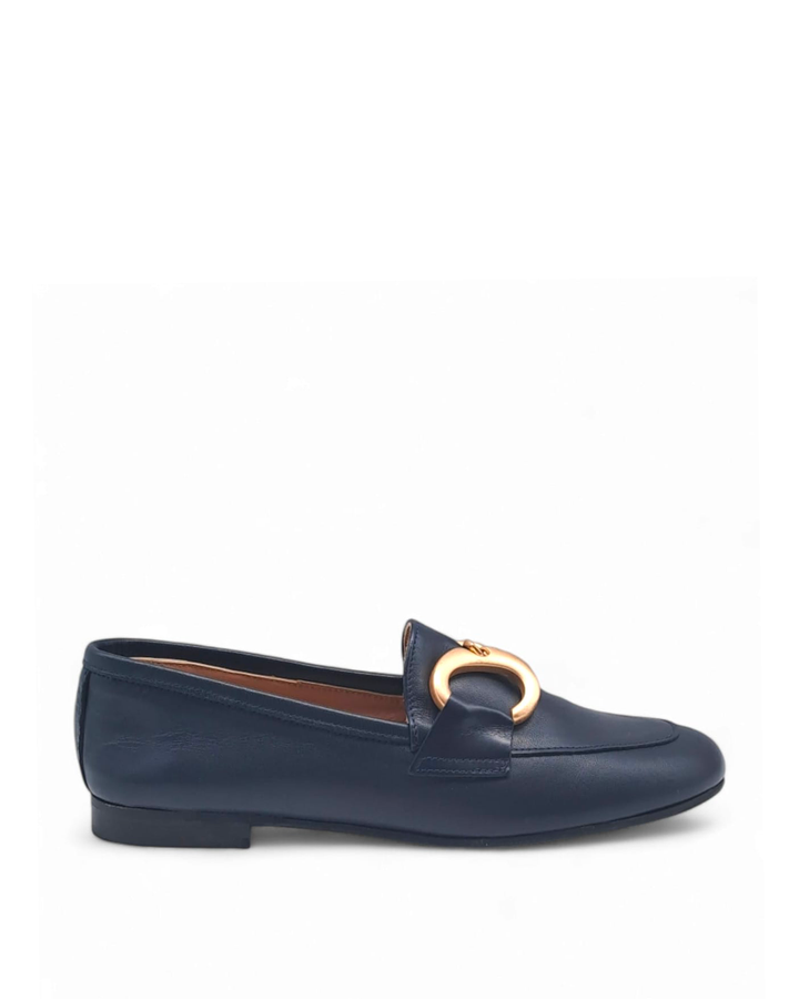 Mocassino Nappa  Blu