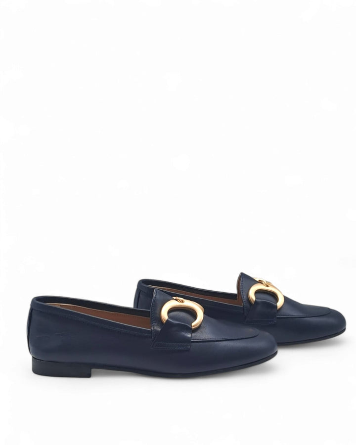 Mocassino Nappa  Blu