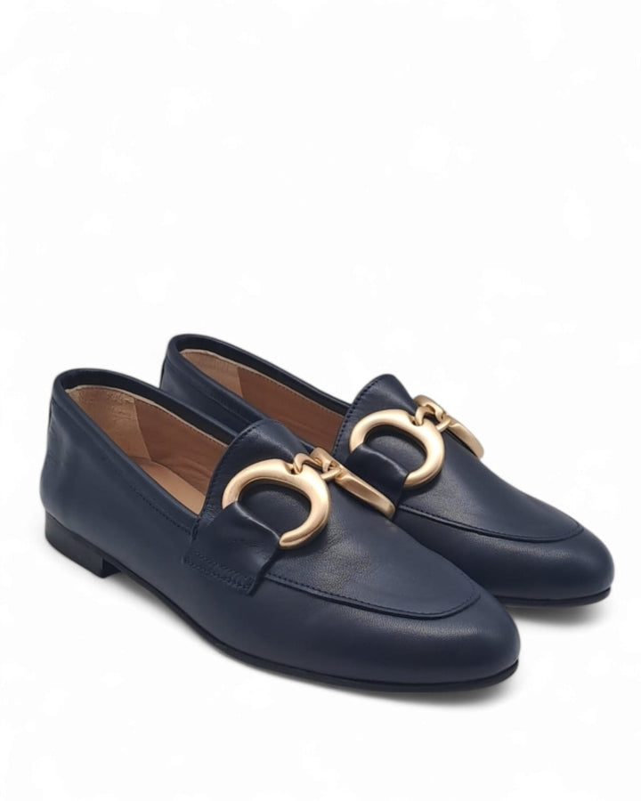 Mocassino Nappa  Blu