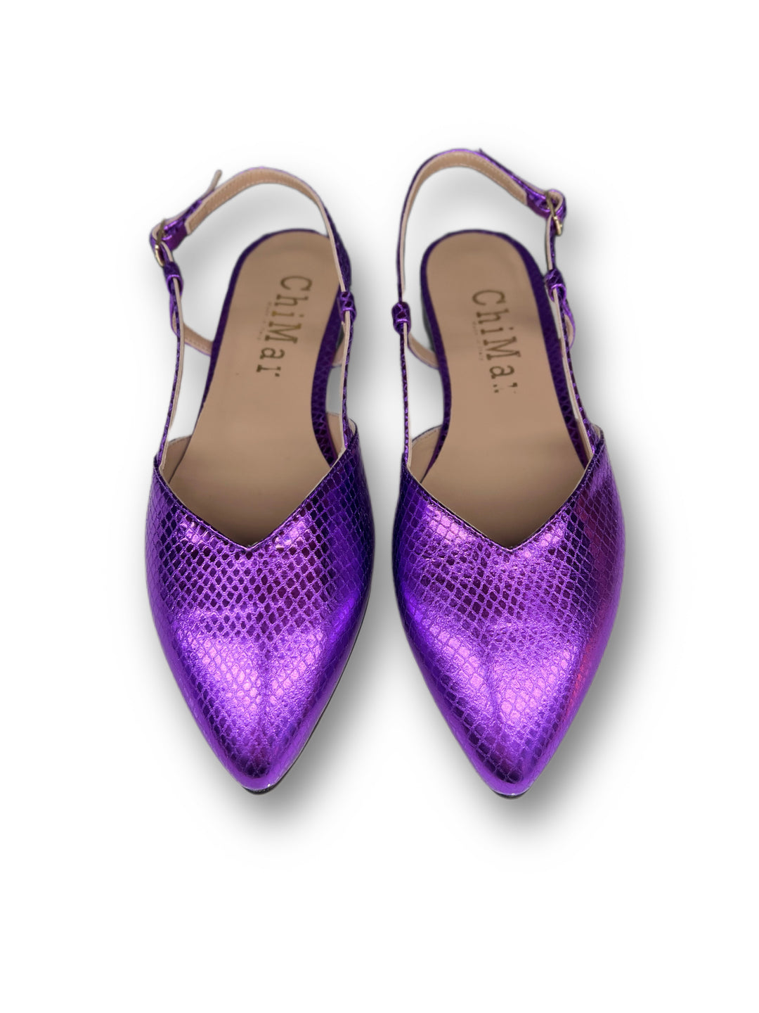 Slingback ChiMar Stampa/Viola