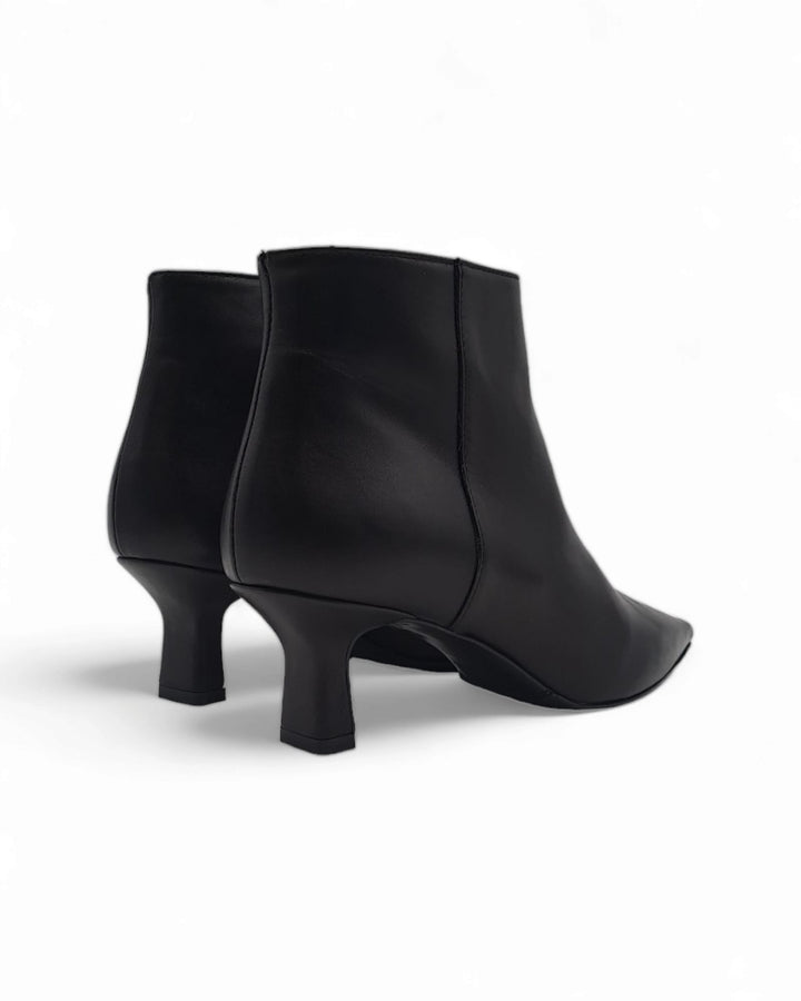 Black Focus Nappa Ankle Boot