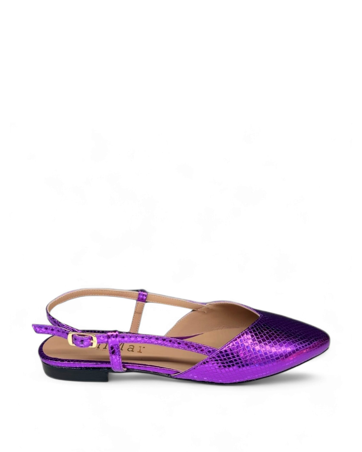 Slingback ChiMar Stampa/Viola