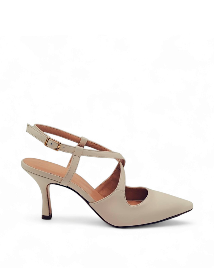 Slingback Claudia Nappa Milk