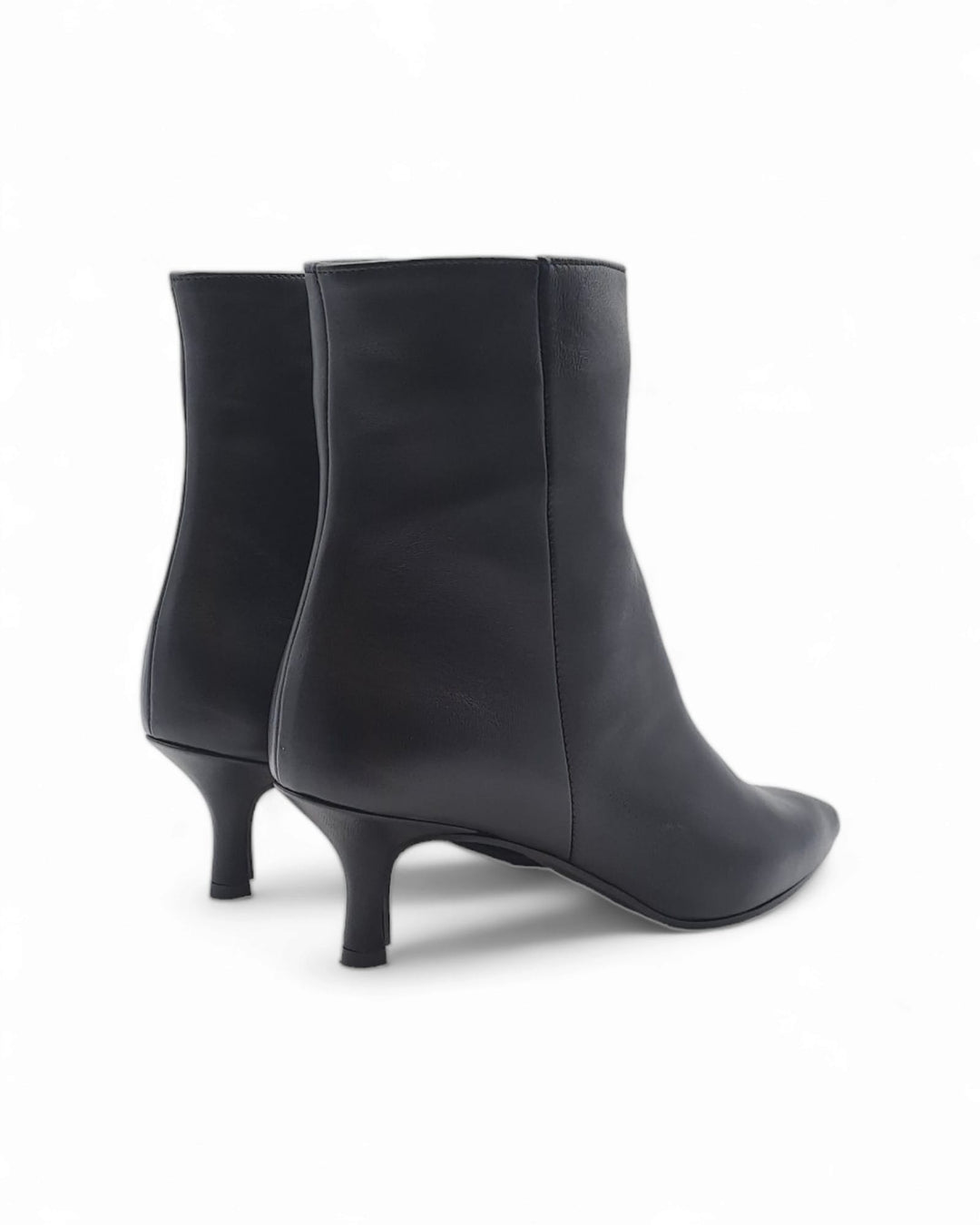 Ilenia Nappa Black Ankle Boot