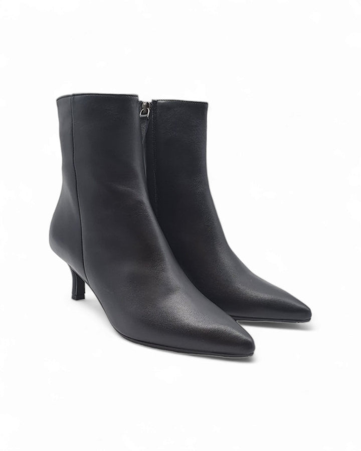 Ilenia Nappa Black Ankle Boot