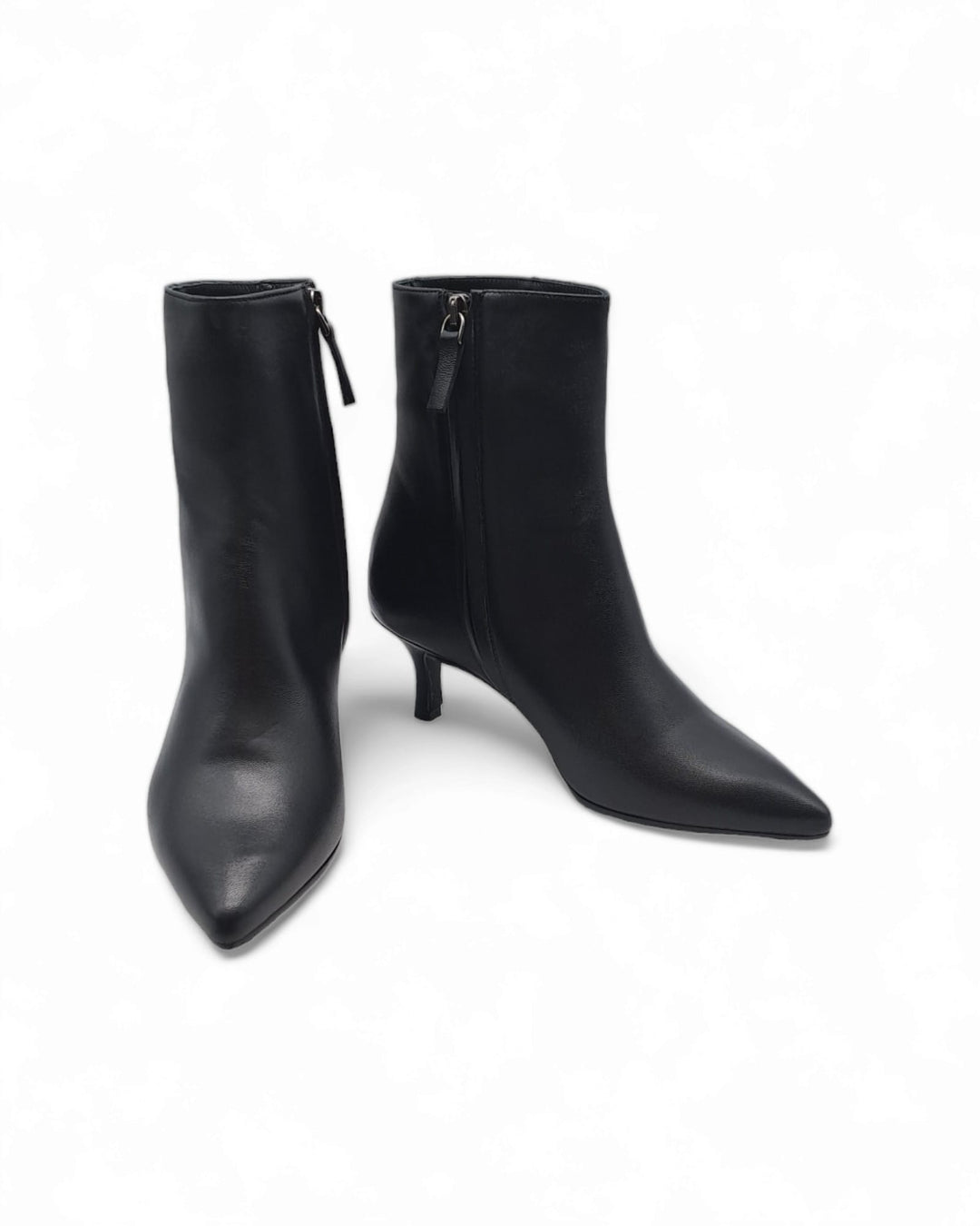 Ilenia Nappa Black Ankle Boot