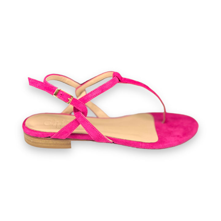 PT Fuchsia flip flops