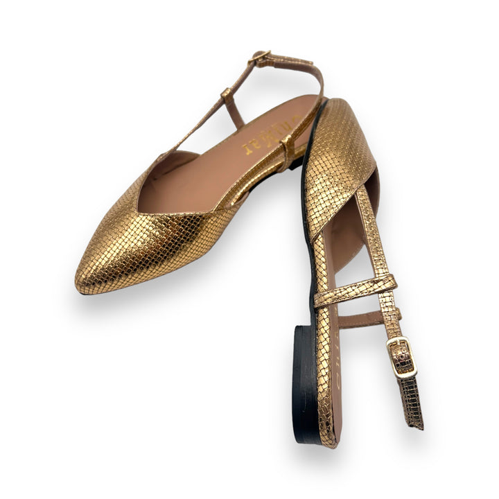 ChiMar Bronze Print Slingback