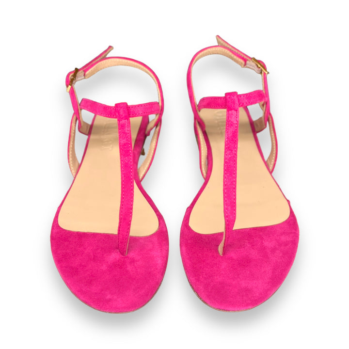 PT Fuchsia flip flops