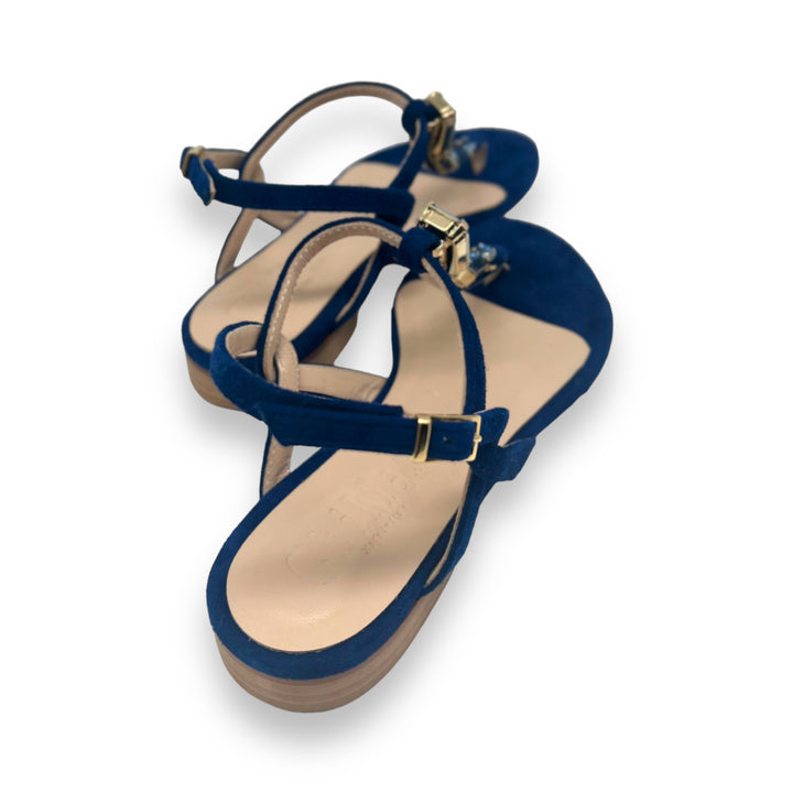 Crystal New Indigo flip flops