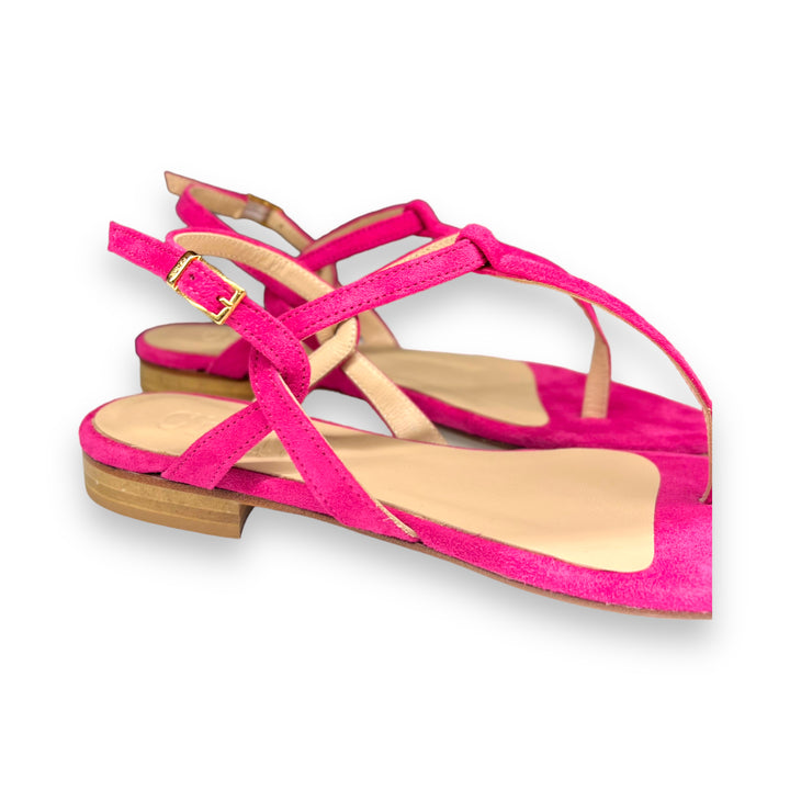 PT Fuchsia flip flops