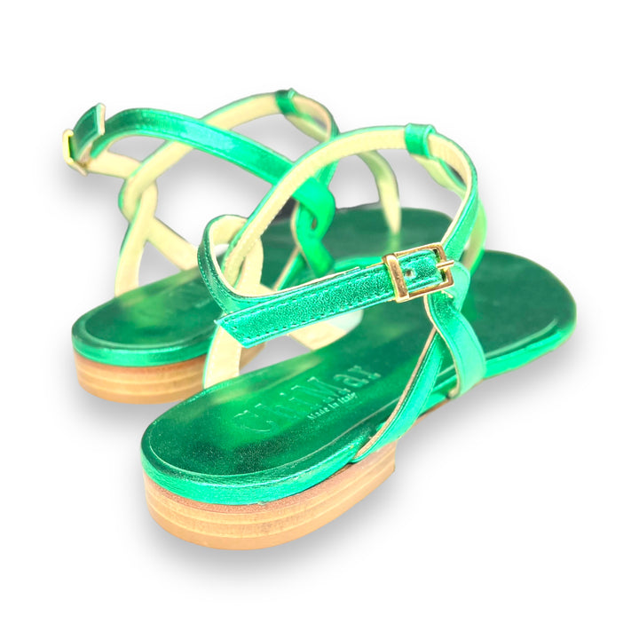 Green Laminated PT Flip-Flops