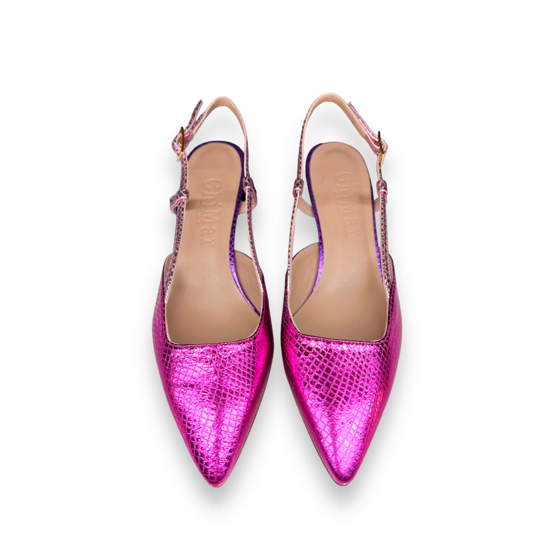 Slingback T5,5 Stampa Fucsia/Rosa/Viola