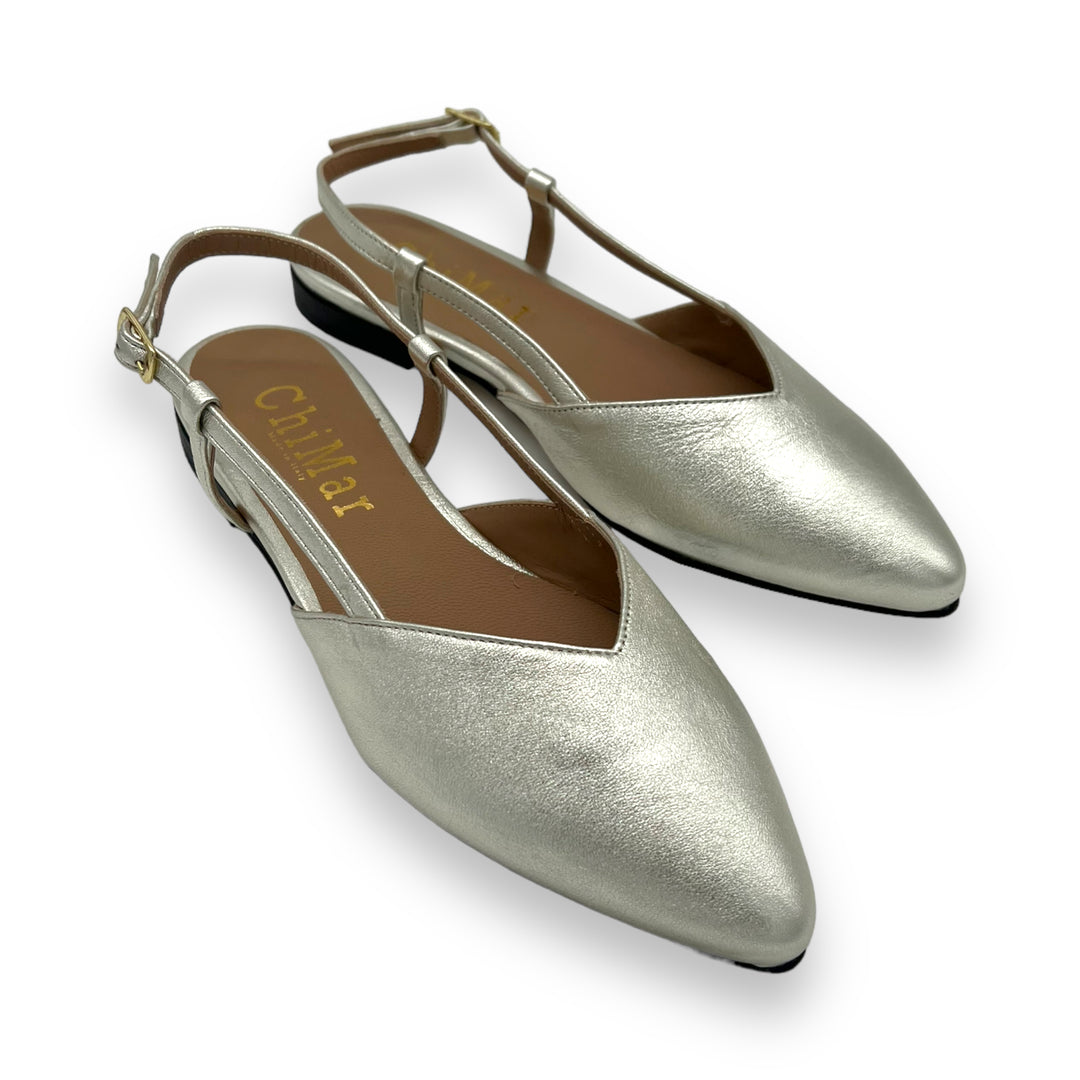 Slingback ChiMar Polverosa Platino