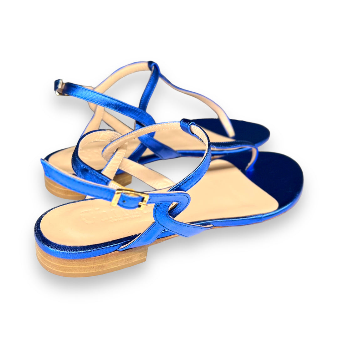 Bluette laminated PT flip flops