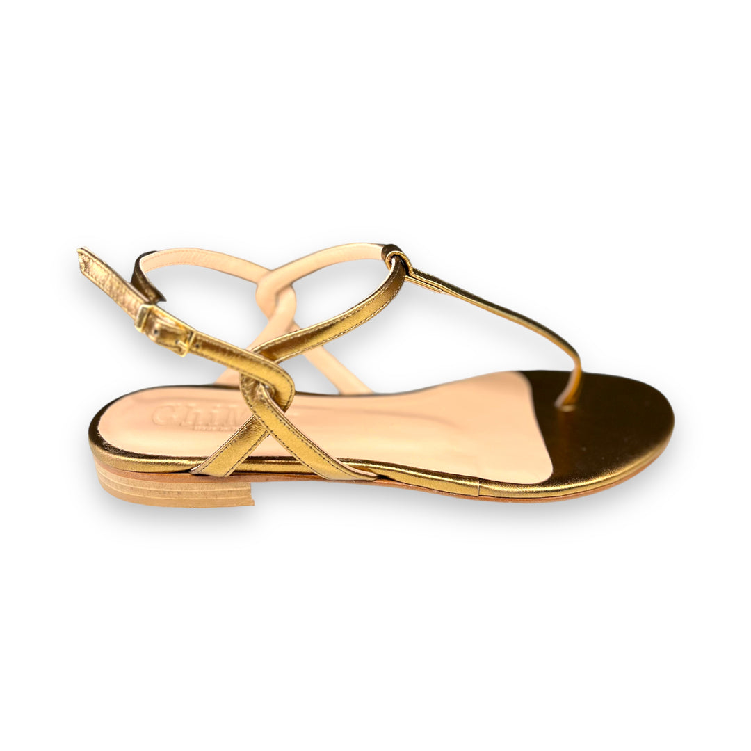 Bronze Laminated PT Flip-Flops