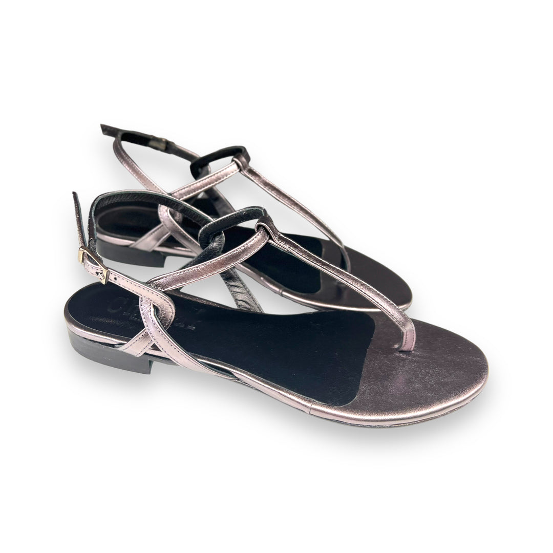 Anthracite Laminated PT Flip Flops