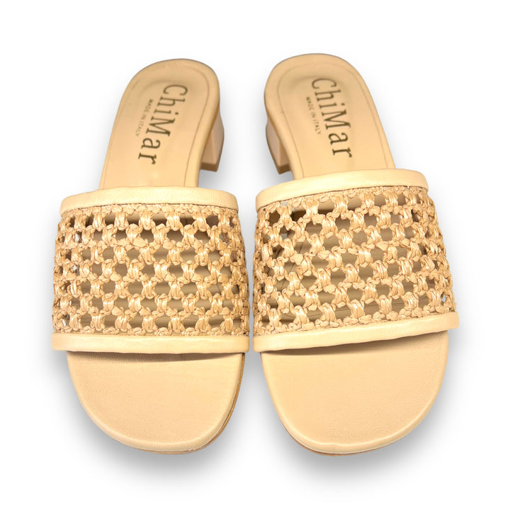 Beige Intreccio slipper