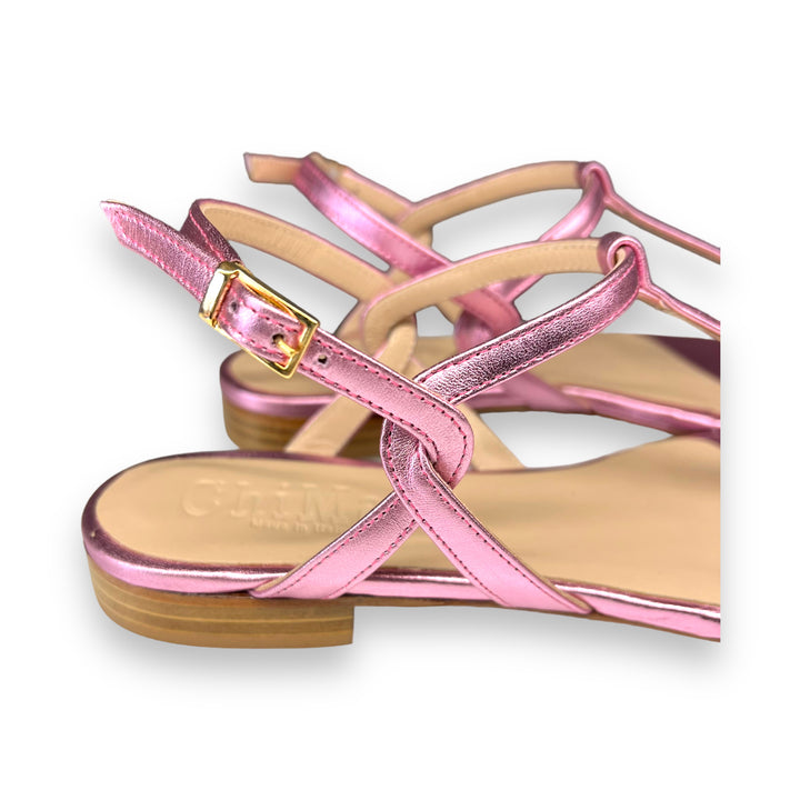 Pink Laminated PT Flip-Flops