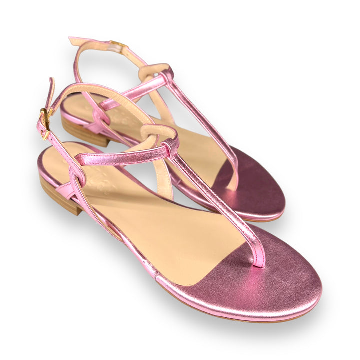 Pink Laminated PT Flip-Flops