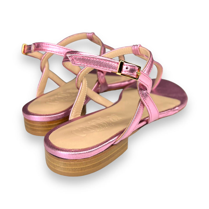 Pink Laminated PT Flip-Flops