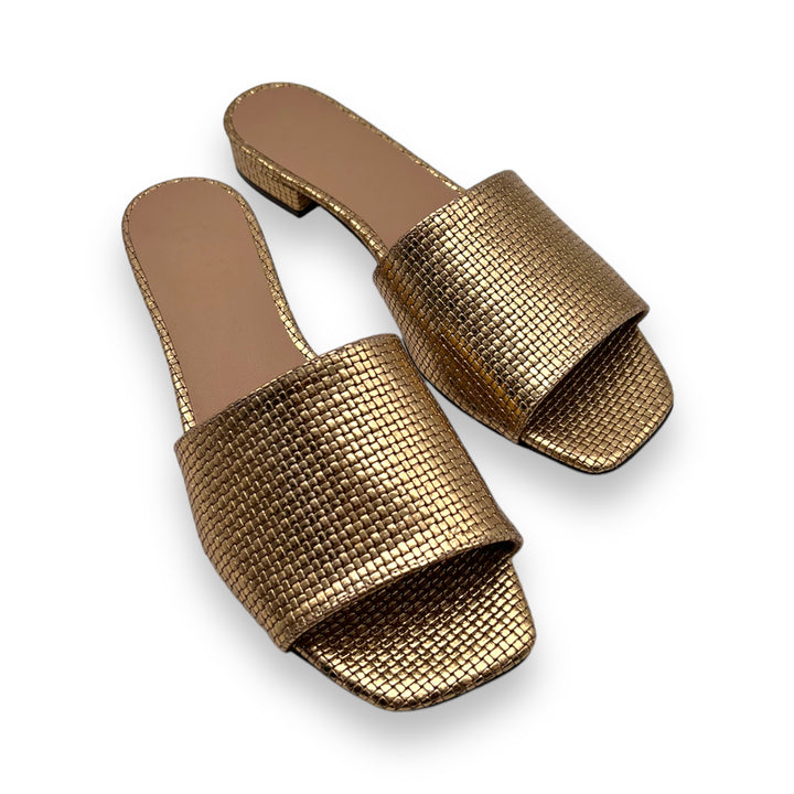 Bronze Print Slipper