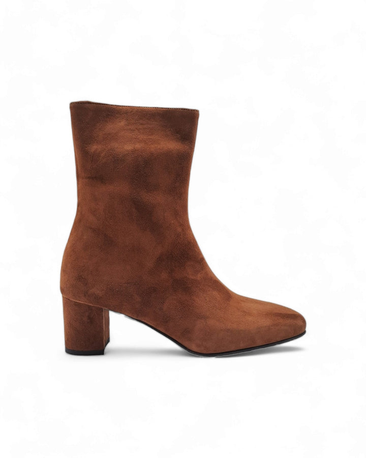 Silvana Ankle Boot in Cigar Suede "430"