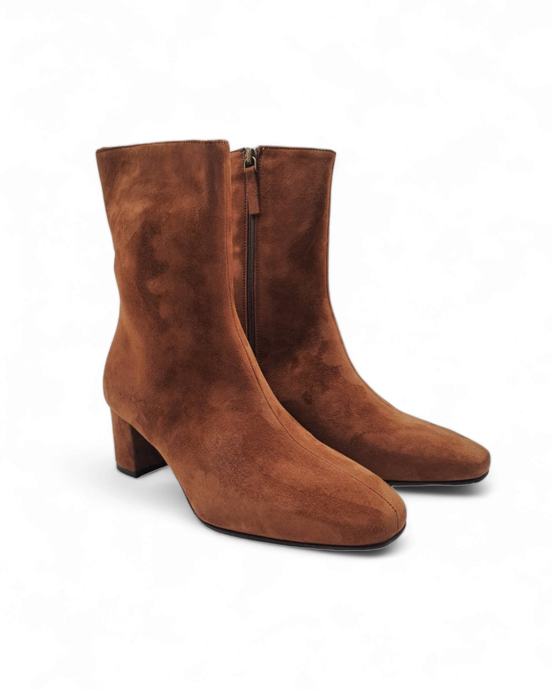 Silvana Ankle Boot in Cigar Suede "430"